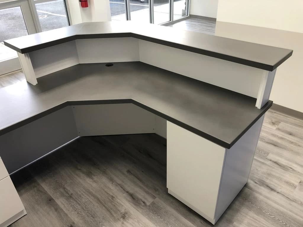 FYZICAL Therapy interior workstation and clinic finishes