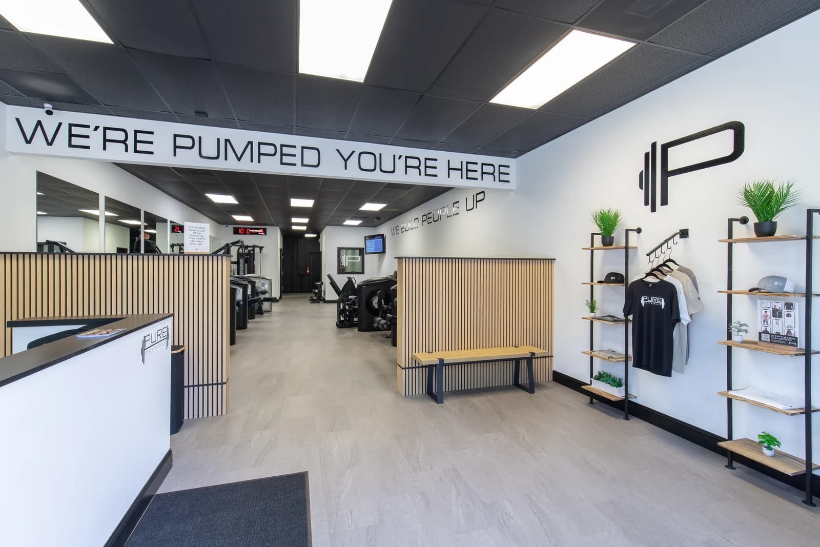 Pure Physique training facility, Fort Mill SC commercial upfit (photo 2)