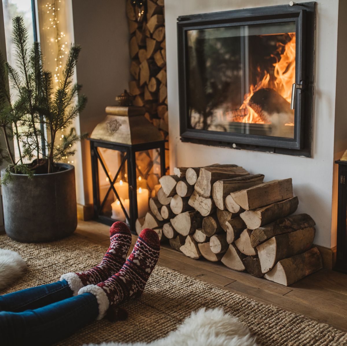 Cozy Fireplace